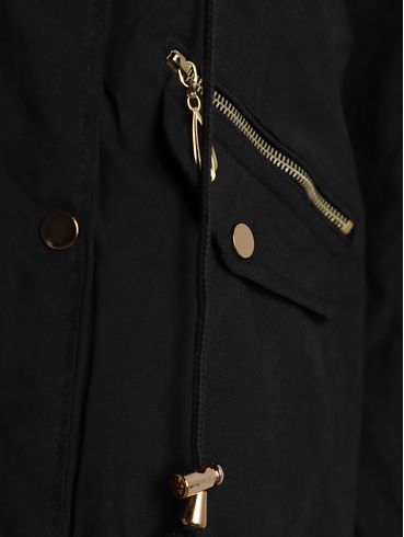 Jaqueta Parka Feminina PRETO
