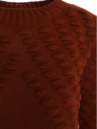 Blusão Tricot Feminino MARROM