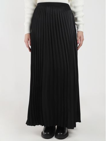 Saia Midi Autentique Feminina PRETO