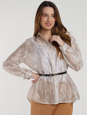 Camisa Eagle Rock Feminina CAQUI