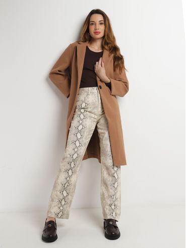Blusa Manga Longa Autentique Feminina MARROM