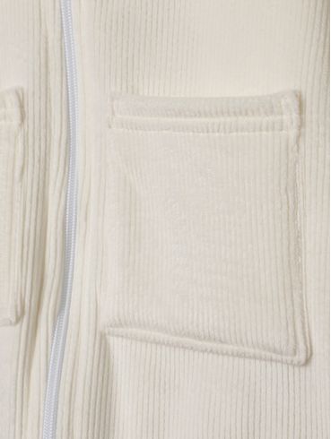 Casaco Parka Infantil Para Menina - OFF WHITE