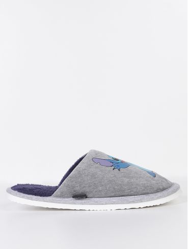 Pantufa Stitch Disney Feminina CINZA