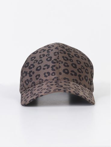Boné Animal Print Vels MARROM