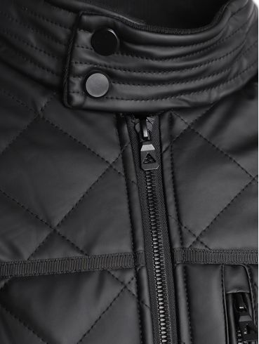Jaqueta PU Elétron Masculina PRETO