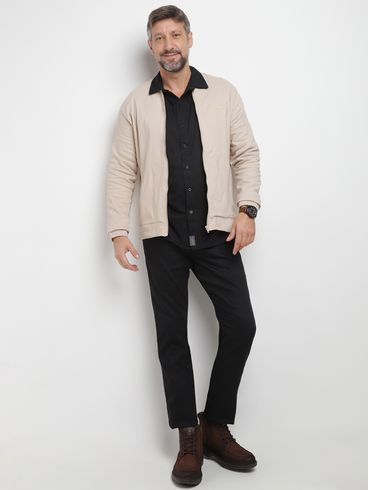 Camisa Manga Longa Masculina PRETO
