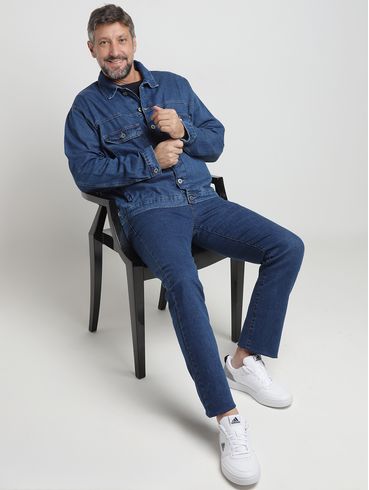 Jaqueta Jeans Masculina AZUL
