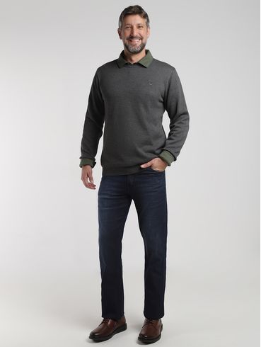 Calça Jeans Reta Vilejack Masculina AZUL