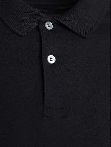 Polo Manga Longa Masculina PRETO
