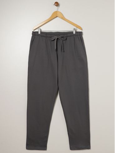 Calça Moletom Plus Size Masculina CINZA
