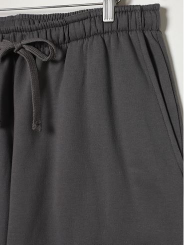 Calça Moletom Plus Size Masculina CINZA