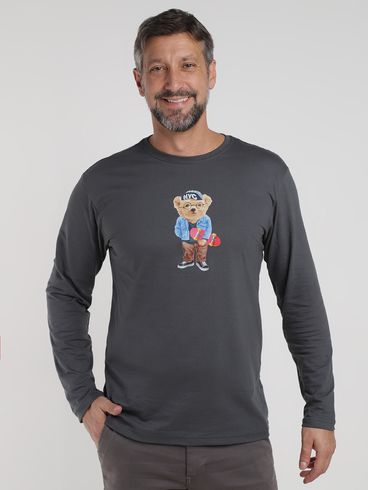 Camiseta Manga Longa Masculina CHUMBO