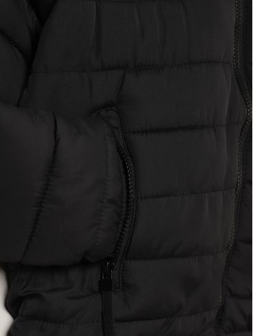 Jaqueta Bomber Gangster Juvenil Para Menino - PRETO