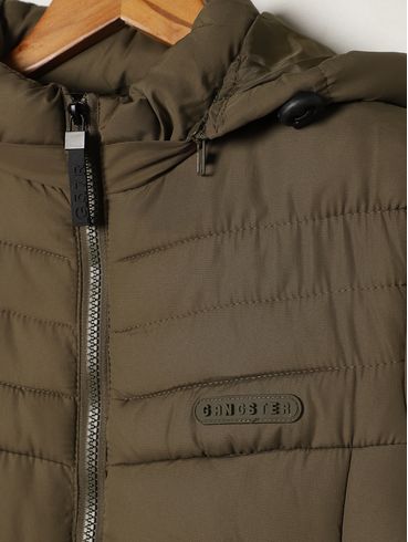 Jaqueta Bomber Gangster Juvenil Para Menino - VERDE