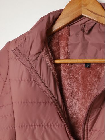 Casaco Parka Juvenil Para Menina - ROSA