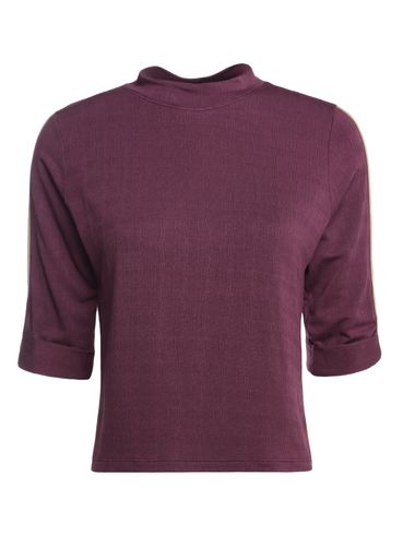 Blusa Manga 3/4 Autentique Feminina BORDO/BORDO/AREIA