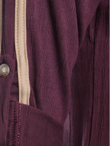 Blusa Manga 3/4 Autentique Feminina BORDO/BORDO/AREIA