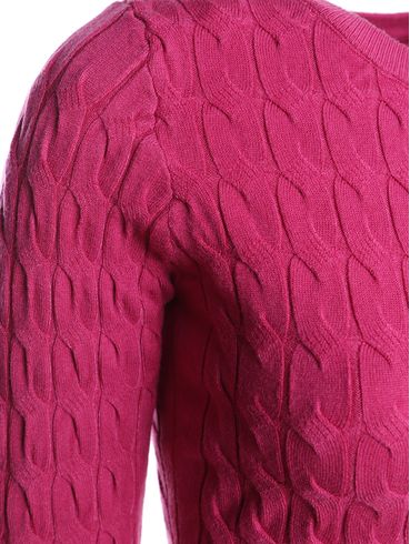 Blusão Tricot Cropped Feminino PINK