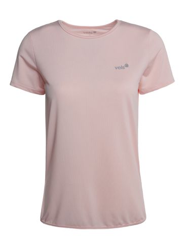 Blusa Manga Curta Vels Feminina ROSA CLARO