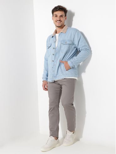 Jaqueta Jeans Masculina AZUL