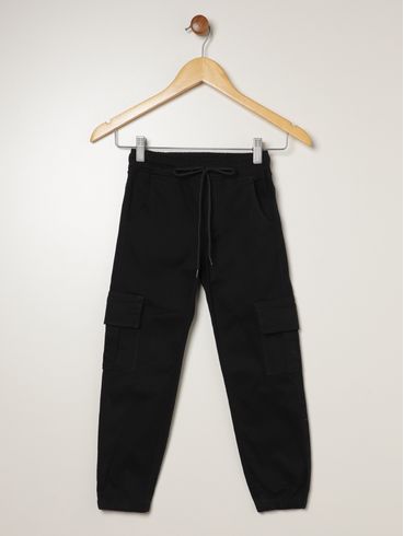 Calça Sarja Infantil Para Menino - PRETO