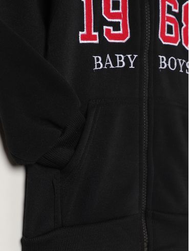 Conjunto Longo Infantil Para Menino - PRETO