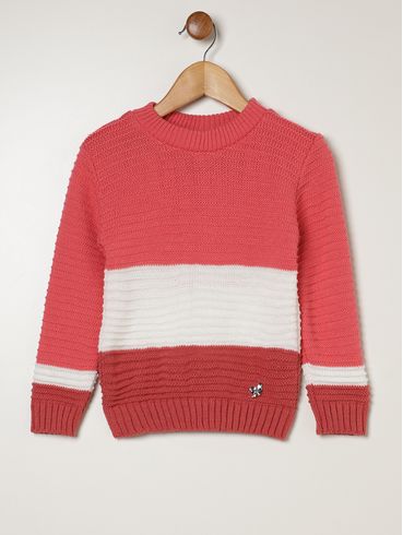 Blusão Tricot Infantil Para bebê - SALMAO