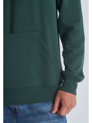 Moletom básico canguru verde musgo