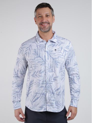 Camisa Manga Longa Masculina OFF WHITE