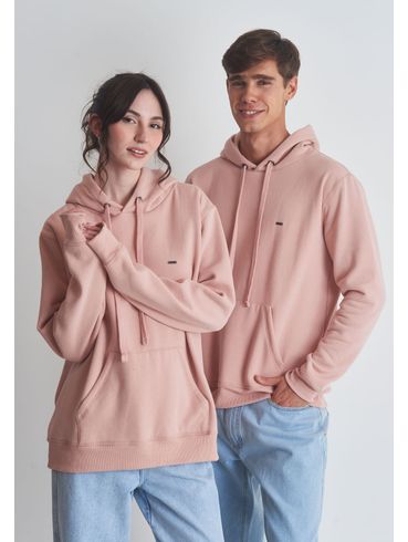 Moletom Canguru Básico Rose