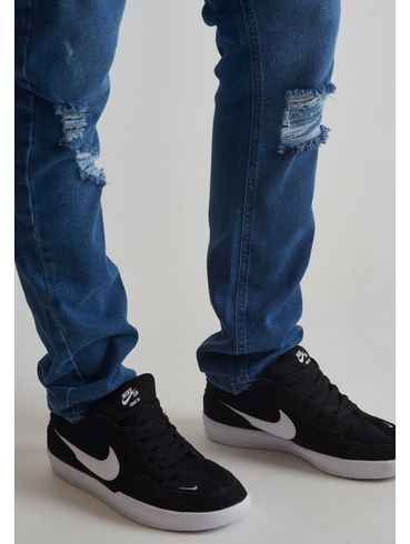 Calça jeans skinny rasgos