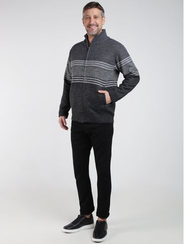 Cardigan Masculino CINZA