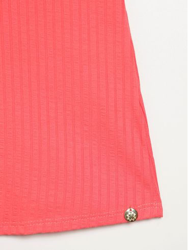 Blusa Manga Curta Autentique Plus Size Feminina SALMAO