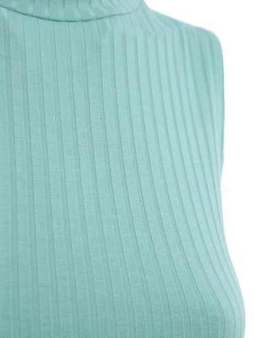 Blusa Regata Canelada Autentique Feminina VERDE