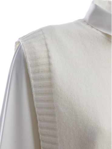 Blusa Sobreposição Eagle Rock Feminina OFF WHITE