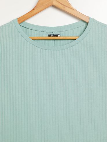 Blusa Manga Curta Autentique Plus Size Feminina VERDE CLARO