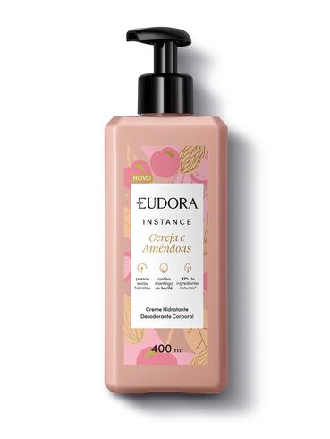 Hidratante Corporal Cereja e Amêndoas Eudora 400ml UNICO
