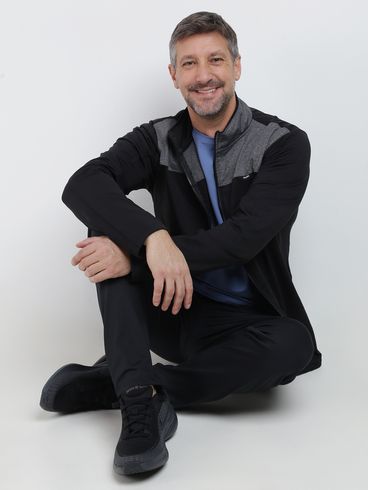 Jaqueta College Masculina PRETO