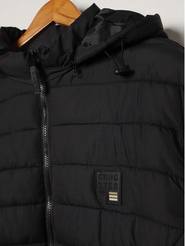 Jaqueta Gangster Plus Size Masculina PRETO