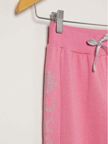 Calça Moletom Jogger Juvenil Para Menina - ROSA