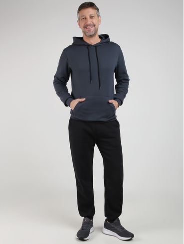 Calça Moletom Jogger Masculina PRETO