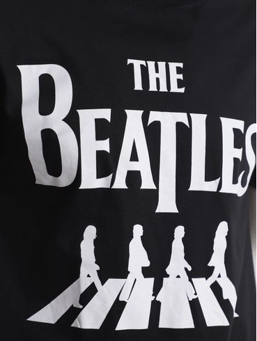 Camiseta Manga Curta The Beatles Masculina PRETO