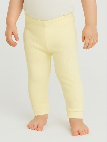 Ceroula Canelada Infantil Para Bebê - Amarelo
