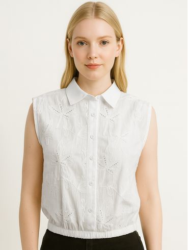 Camisa Manga Curta Eagle Rock Feminina BRANCO