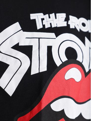 Camiseta Manga Curta The Rolling Stones Masculina PRETO