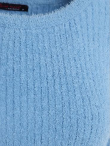Blusão Tricot Feminino AZUL