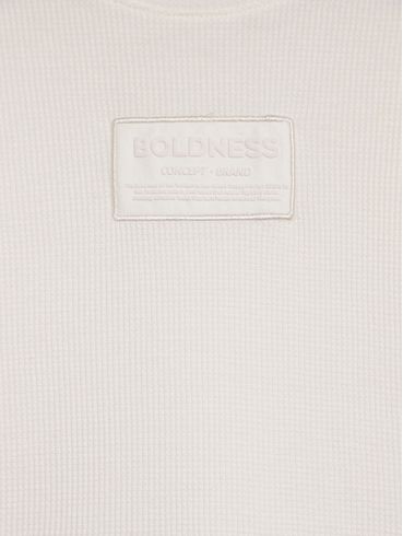 Camiseta Manga Longa Infantil Para Menino - OFF WHITE