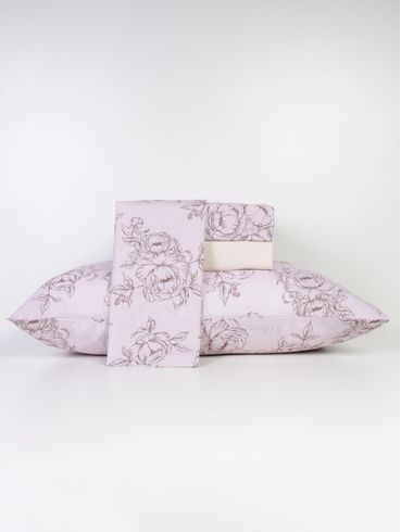 Jogo de Lençol Casal Duplo Cristal Teka ROSE