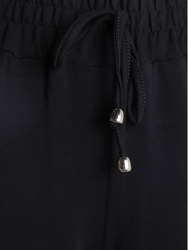 Calça Moletinho Jogger Autentique Feminina PRETO/PRETO/MESCLA