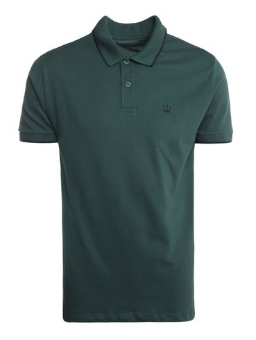Polo Piquet Manga Curta Masculina VERDE